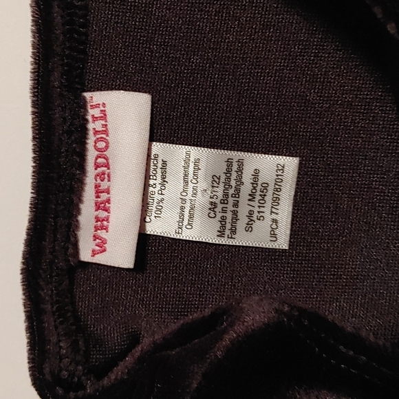 WHAT A DOLL Christmas dress black and white plaid long sleeves size 5 - Picture 13 of 13